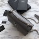 Replica YSL Saint Laurent Medium Sunset Bag Smooth Leather Gray