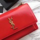 Replica YSL Saint Laurent Medium Sunset Bag Smooth Leather Red