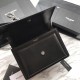 Replica YSL Saint Laurent Medium Sunset Bag Smooth Leather Black Silver Hardware