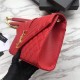 Replica YSL Saint Laurent Envelope Small Bag Grain Embossed Red
