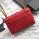 Replica YSL Saint Laurent Envelope Small Bag Grain Embossed Red