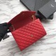 Replica YSL Saint Laurent Envelope Small Bag Grain Embossed Red