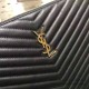 Replica Saint Laurent Clutch Bag Black with Gold Hardware