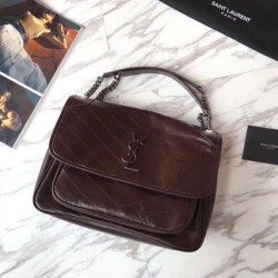 Replica YSL Saint Laurent Medium Niki Chain Bag Burgundy