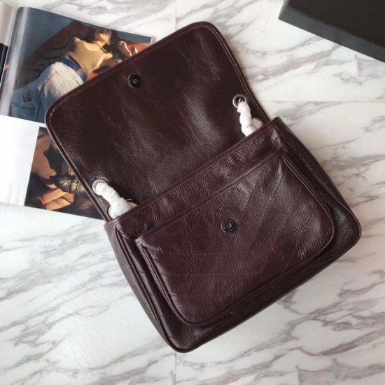 Replica YSL Saint Laurent Medium Niki Chain Bag Burgundy