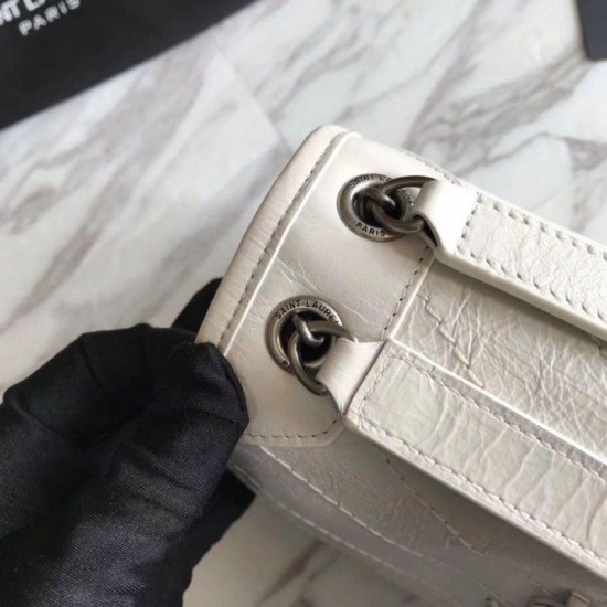 Replica YSL Saint Laurent Medium Niki Chain Bag White