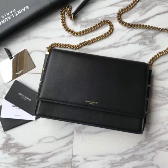 Fake YSL Saint Laurent Babylone Small Zoe Bag Black Replica