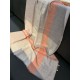 Fake Burberry Check Cashmere Silk Shawl 80 x 200 Orange Replica