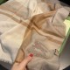 Replica Burberry Check Cashmere Silk Shawl 80 x 200 Brown