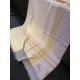 Replica Burberry Check Cashmere Silk Shawl 80 x 200 White