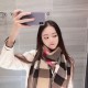 Fake Burberry Classic Check Cashmere Shawl 70 x 200 Brown Replica