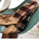 Fake Burberry Classic Check Cashmere Shawl 70 x 200 Brown Replica
