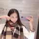 Fake Burberry Classic Check Cashmere Shawl 70 x 200 Brown Replica