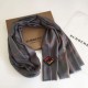 Fake Burberry TB Limited Edition Cashmere Shawl 80 x 200 Gray Replica