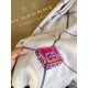 Replica Burberry TB Limited Edition Cashmere Shawl 80 x 200 White