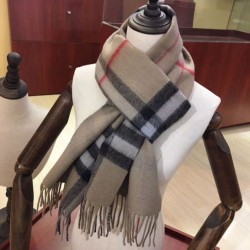Replica Burberry Classic Double-Faced Cashmere Scarf 30 x 168 Brown