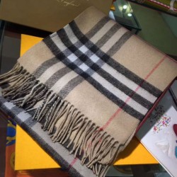 Replica Burberry Classic Double-Faced Cashmere Scarf 30 x 168 Brown