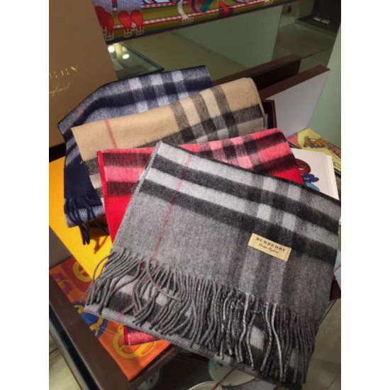 Replica Burberry Classic Double-Faced Cashmere Scarf 30 x 168 Brown