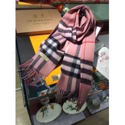 Replica Burberry Classic Double-Faced Cashmere Scarf 30 x 168 Pink