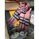 Replica Burberry Classic Double-Faced Cashmere Scarf 30 x 168 Pink