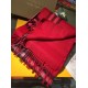 Fake Burberry Classic Double-Faced Cashmere Scarf 30 x 168 Red Replica