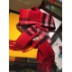 Fake Burberry Classic Double-Faced Cashmere Scarf 30 x 168 Red Replica