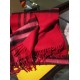 Fake Burberry Classic Double-Faced Cashmere Scarf 30 x 168 Red Replica