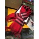 Fake Burberry Classic Double-Faced Cashmere Scarf 30 x 168 Red Replica