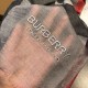 Replica Burberry Classic Check Cashmere Shawl 75 x 205 Gray