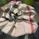 Replica Burberry Classic Check Cashmere Shawl 75 x 205 Pink