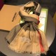 Fake Burberry Classic Check Cashmere Shawl 75 x 205 Apricot Replica