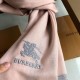 Replica Burberry Cashmere Solid Color Thin Schawl 80 x 200 Pink