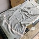 Replica Burberry Cashmere Solid Color Thin Schawl 80 x 200 Gray