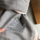 Replica Burberry Cashmere Solid Color Thin Schawl 80 x 200 Gray