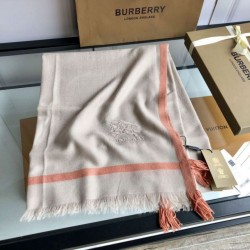 Replica Burberry Cashmere Solid Color Thin Schawl 80 x 200 Orange