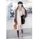 Replica Burberry Cashmere Solid Color Thin Schawl 80 x 200 Orange