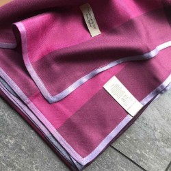 Replica Burberry classic thin section encryption texture velvet scarf Purple Replica Burberry classic thin section encryption texture velvet scarf Purple