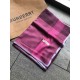 Replica Burberry classic thin section encryption texture velvet scarf Purple