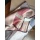 Replica Burberry classic thin section encryption texture velvet scarf Brown