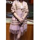 Replica Burberry Classic Check Cashmere Shawl 70 x 200 Pink