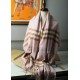 Replica Burberry Classic Check Cashmere Shawl 70 x 200 Pink