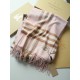Replica Burberry Classic Check Cashmere Shawl 70 x 200 Pink