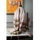 Fake Burberry Classic Check Cashmere Shawl 70 x 200 Apricot Replica