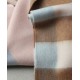 Fake Burberry Classic Check Cashmere Shawl 70 x 200 Apricot Replica