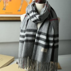 Replica Burberry Classic Check Cashmere Shawl 70 x 200 Gray Fake Burberry Classic Check Cashmere Shawl 70 x 200 Gray Replica