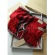 Replica Burberry Classic Check Cashmere Shawl 70 x 200 Red