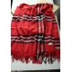 Replica Burberry Classic Check Cashmere Shawl 70 x 200 Red