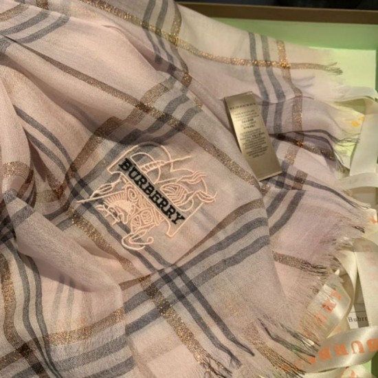 Replica Burberry Silk Cashmere Shawl 130 x 240