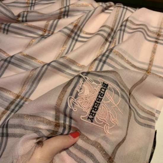 Replica Burberry Silk Cashmere Shawl 130 x 240