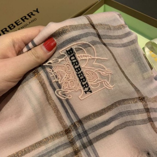 Replica Burberry Silk Cashmere Shawl 130 x 240